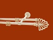 Gardinenstangen Wei�/Gold