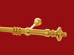 Gardinenstangen Messing