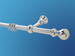 Gardinenstange 20mm Chrom glanz