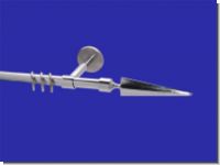 Gardinenstange Chrom glanz 16 mm Palma