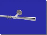 Gardinenstange Chrom glanz 16 mm Luna