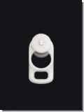 Leichtlaufrolle mit Stahlachse f�r Aluminium Gardinenschienen