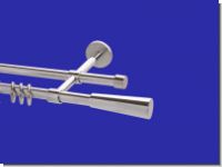 Gardinenstange Chrom glanz Design 16mm Modell Luna