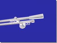 Gardinenstange Innenlauf Chrom glanz Design 16mm Modell Luna