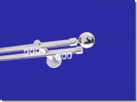 Gardinenstange Innenlauf Chrom glanz Design 16mm Modell Kugel