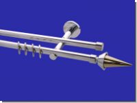 Gardinenstange Chrom glanz 16mm Modell Fortana Tr�ger 2