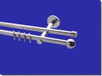 Gardinenstange Chrom glanz 16mm Modell Bologna Tr�ger 2