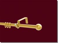 Gardinenstange Messing matt Design 16 mm Bologna Einfacher Tr�ge