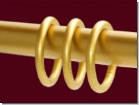 Ringe Messing matt Design f�r 16 mm Rohre