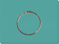Ringe mit Verschluss Metall vernickelt  50x3,2 mm