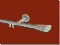 Gardinenstange Innenlauf Edelstahldesign 20 mm Andres