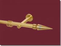 Gardinenstange Messing massiv matt 20mm Model Kegel exclusive of