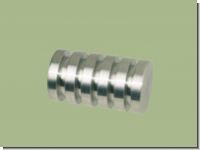 Endst�ck Rillcuppe Edelstahl f�r 20mm  Gardinenstangen Rohre