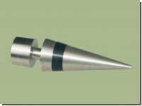 Endst�ck Bicolor schwarz Edelstahl f�r 20mm Gardinenstangen Rohr