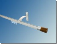 Gardinenstange 20mm  Innenlaufsystem Alu silber 1 lfg  Modell Ho