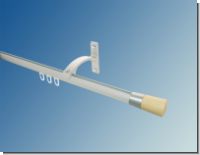 Gardinenstange 20mm  Innenlaufsystem Alu silber 1 lfg  Modell Ho