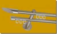 Gardinenstange Innenlaufsystem 16mm Edelstahl Design Marbella