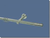 Gardinenstange Edelstahl Rundrohr 16mm Jolly Tr�ger offen