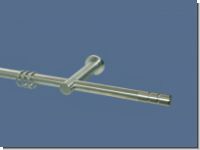 Gardinenstange Edelstahl Rundrohr 16mm Jolly Tr�ger geschl.