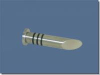 Endst�ck Marbella Edelstahl f�r 16 mm Gardinenstangen