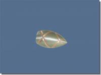 Endst�ck Tr�ne mit Kupfer Edelstahl f�r 16mm Gardinenstangen