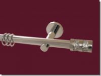 Gardinenstange Swarovski 20mm Chrom glanz Zenobia