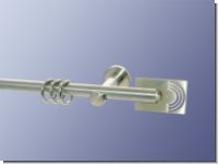 Gardinenstange Nickel geb. 16 mm Antares
