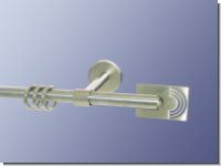Gardinenstange Nickel geb. 16 mm Antares