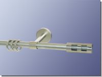 Gardinenstange Nickel geb. 16 mm Pegasi