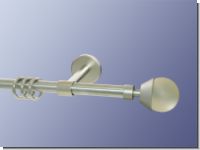 Gardinenstange Nickel geb. 16 mm Hydrae
