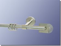 Gardinenstange Nickel geb. 16 mm Mintaka