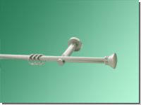Gardinenstange Nickel geb�rstet 12mm Teneriffa 1 l�ufig
