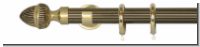 Gardinenstange Messing antik  - 30 mm Carmenta