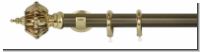 Gardinenstange Messing antik  - 30 mm Feronia
