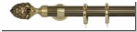 Gardinenstange Messing antik  - 30 mm Bellona