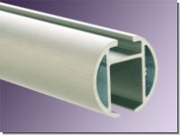 Aluminiumprofil 28mm Edelstahloptik