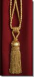 Vorhang Raffhalter gold  handarbeit Modell  Pompeius