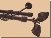 Gardinenstange Rost 20 mm Vincano 2lfg. von Classico-Design
