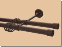 Gardinenstange Rost 20 mm �lvaro 2lfg. von Classico-Design