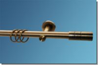 Gardinenstange Messing Antik-Optik 19 mm Modell Jolly