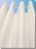 Outdoor Vorhang Poros nach Ma� mit �sen bis 280 cm hoch