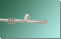 Gardinenstange silber matt 16mm Kegel