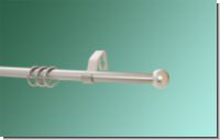 Gardinenstange silber matt 16mm Kugel