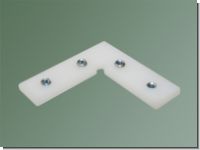 Eckverbinder f�r Einputzschiene 2-l�ufig