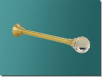 Raffhalter Swarovski Elemente Kugel Messing massiv