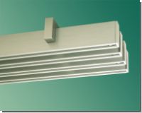 Gardinenstange eckig Maricel Aluminium Edelstahldesign Innenlauf