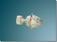 Endst�ck Pinie Eisen weiss-gold f�r 20mm Gardinenstangen