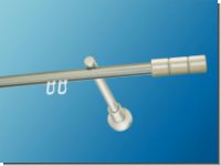 Gardinenstange Innenlauf 16mm Modell Lisa 1-lfg Edelstahldesign