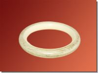 Gardinenring Eisen weiss-gold mit Gleiteinlage 30 mm 52-60mm
