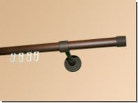 Gardinenstange Schmiedeeisen Rost Innenlaufsystem 20mm Alvaro 1-